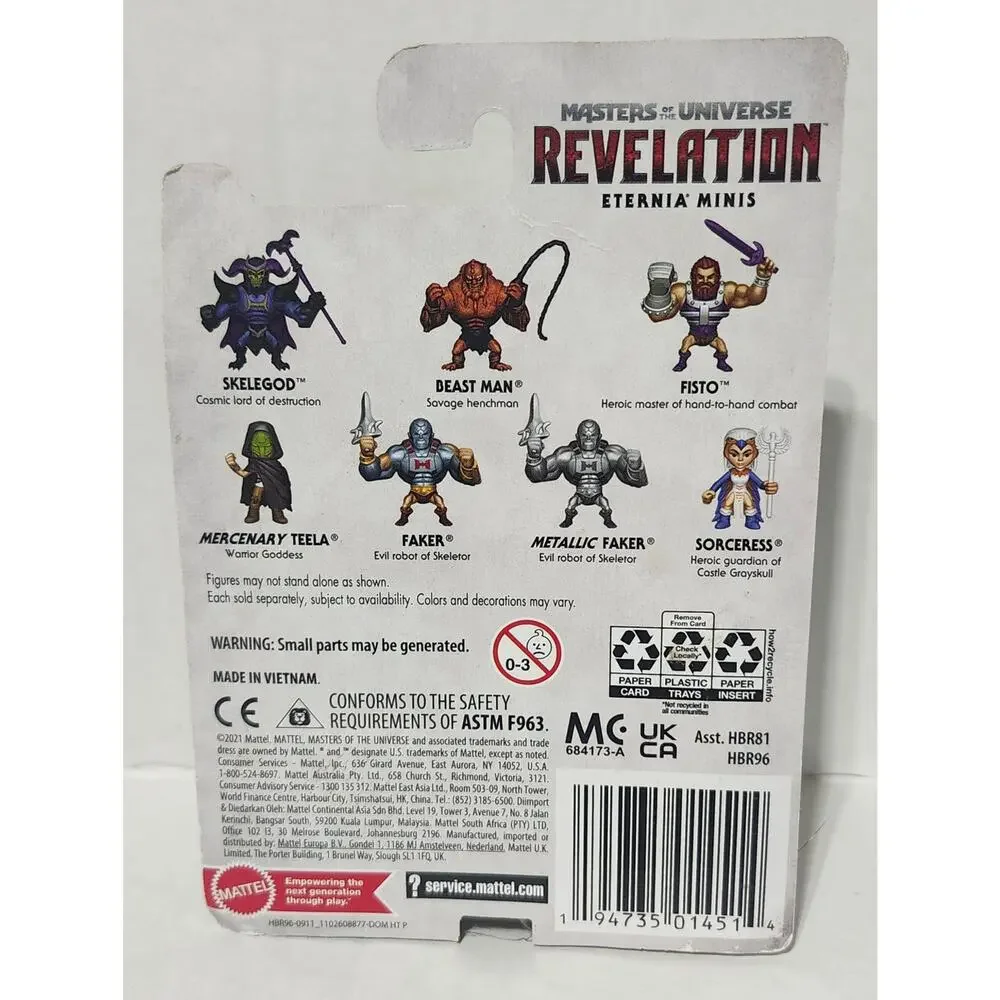 Masters Universe Revelation Eternia Minis Beast Man Figure Mattel Sealed